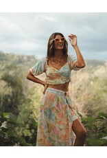 Z&L Europe Glowing Bloom Maxi Skirt