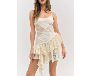 Paulina Patchwork Mini Dress - Christina's Boutique