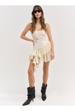 For Love & Lemons Paulina Patchwork Mini Dress