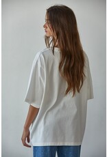 By Together Cotton Drop Shoulder Oversized Tee