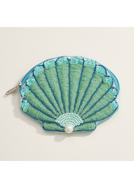 Mermaid Clam Purse Pouch