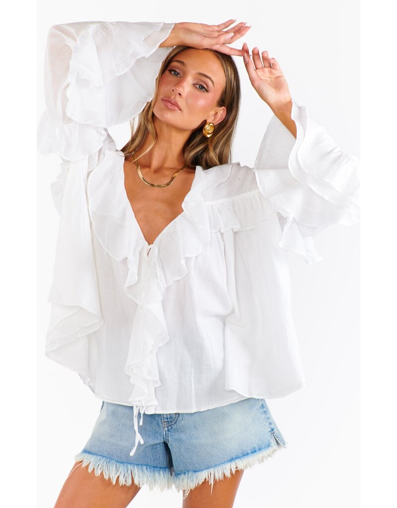 Show Me Your Mumu Joss Ruffle Top