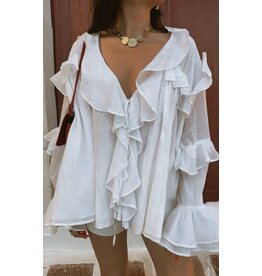Show Me Your Mumu Joss Ruffle Top