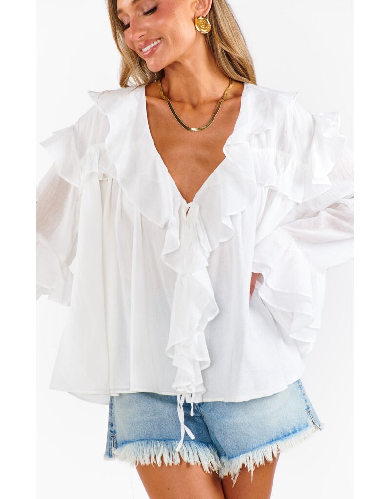 Show Me Your Mumu Joss Ruffle Top