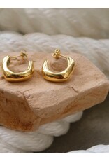 Flanerie Demi 18K Gold Non-Tarnish Hoop Earring