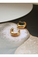 Flanerie Demi 18K Gold Non-Tarnish Hoop Earring
