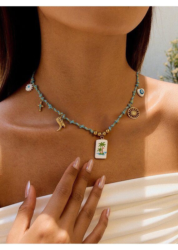 Flanerie Pêche 18K Gold Non-Tarnish Rope Necklace