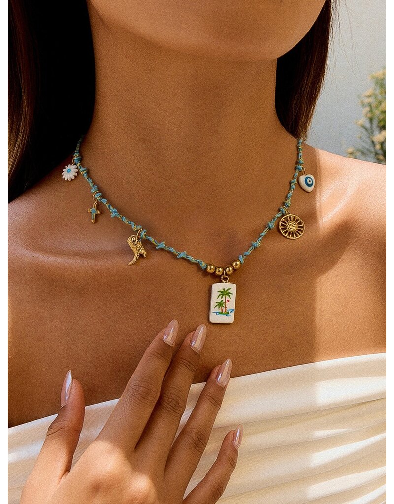 Flanerie Pêche 18K Gold Non-Tarnish Rope Necklace