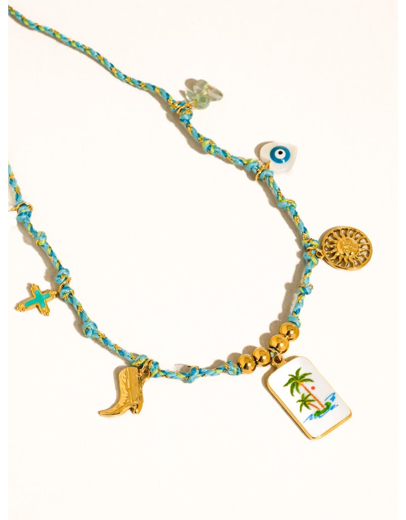 Flanerie Pêche 18K Gold Non-Tarnish Rope Necklace