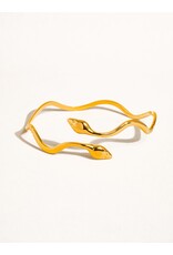 Flanerie Zofia 18K Gold Non-Tarnish Serpent Bracelet