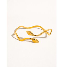 Flanerie Zofia 18K Gold Non-Tarnish Serpent Bracelet
