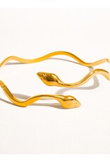 Flanerie Zofia 18K Gold Non-Tarnish Serpent Bracelet