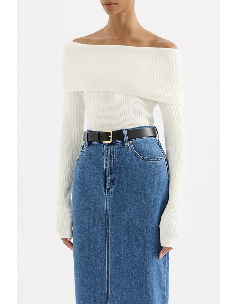 Nude Lucy Krishna Off Shoulder Knit Top