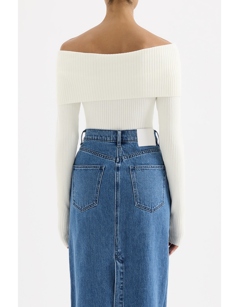 Nude Lucy Krishna Off Shoulder Knit Top
