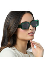 DIFF Indy Rectangle Sunglasses