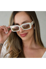 DIFF Indy Rectangle Sunglasses