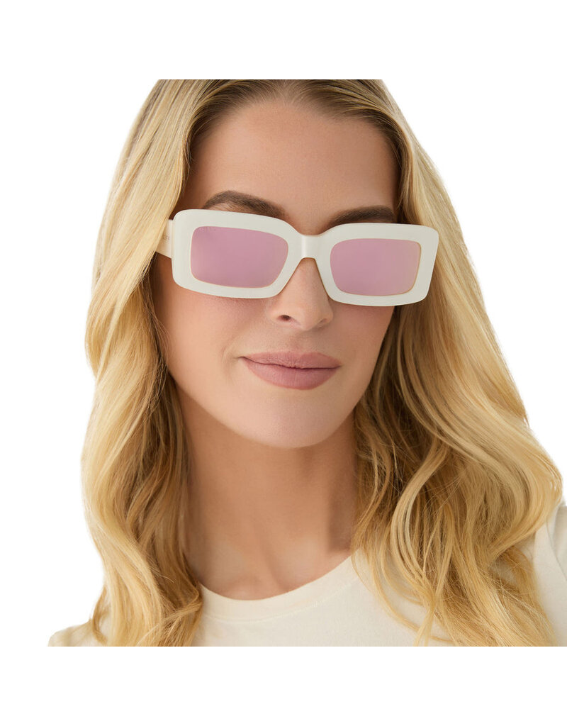 DIFF Indy Rectangle Sunglasses