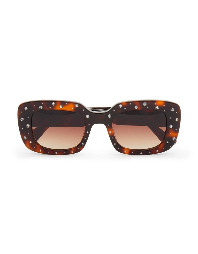 Lele Sadoughi Tortoise Aspen Sunglasses