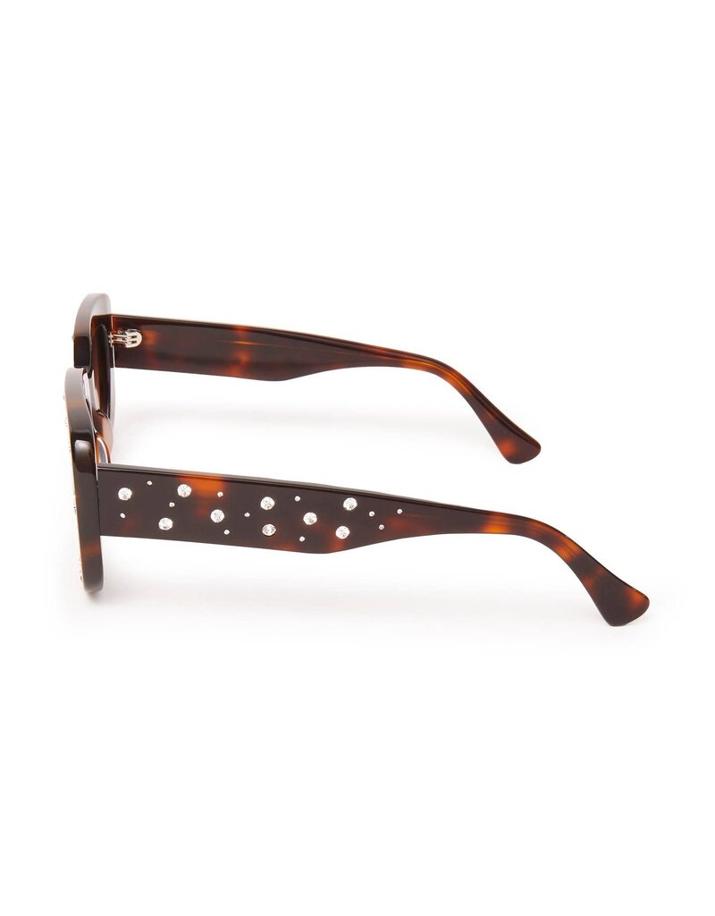 Lele Sadoughi Tortoise Aspen Sunglasses