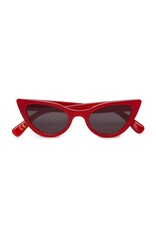 Lele Sadoughi Red Mykonos Cat Eye Sunglasses