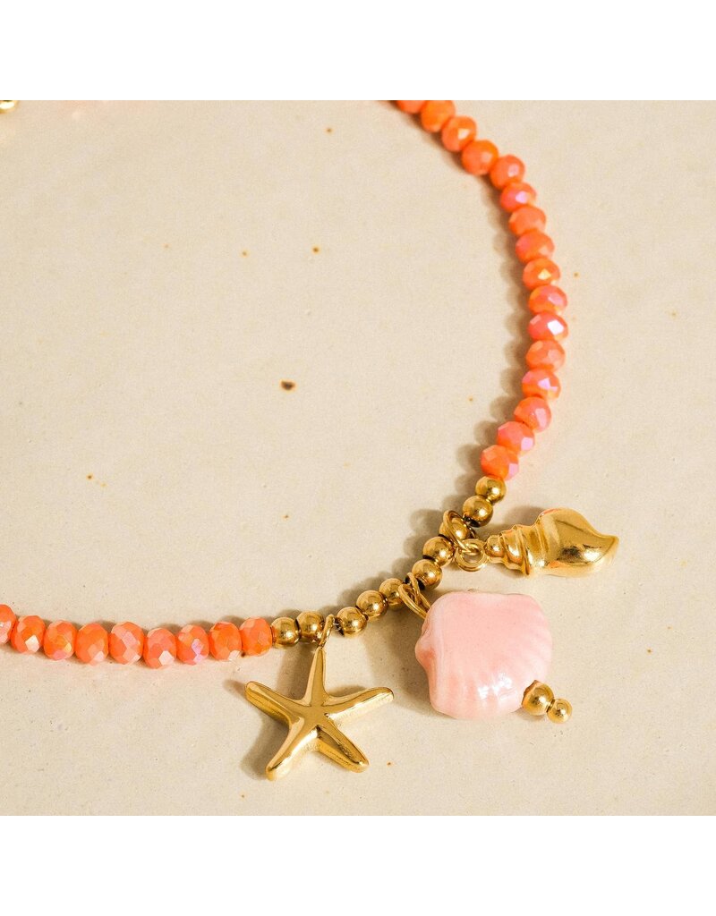 Flanerie Fawn 18K Gold Non-Tarnish Beaded Bracelet