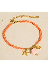 Flanerie Fawn 18K Gold Non-Tarnish Beaded Bracelet