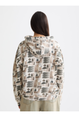 Scotch & Soda All Over Printed Oversized Fit Hoodie