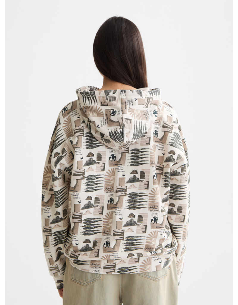 Scotch & Soda All Over Printed Oversized Fit Hoodie