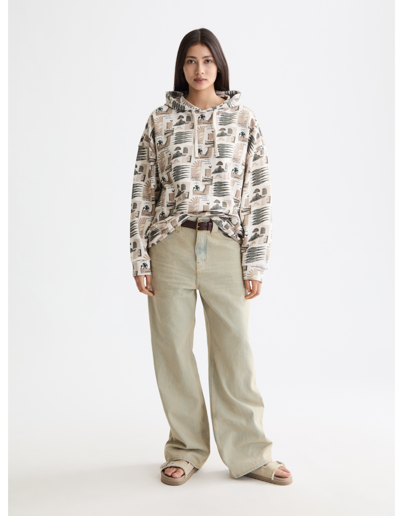 Scotch & Soda All Over Printed Oversized Fit Hoodie