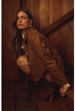 ASTR Jude Faux Suede Jacket