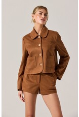 ASTR Jude Faux Suede Jacket