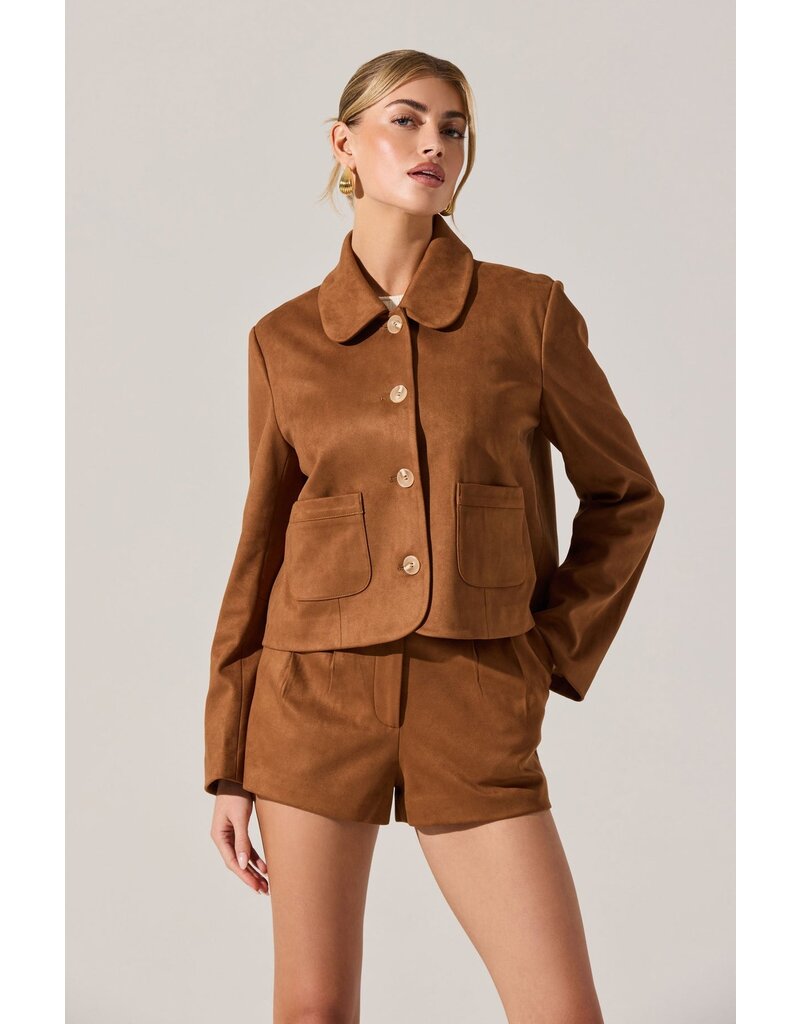 ASTR Jude Faux Suede Jacket