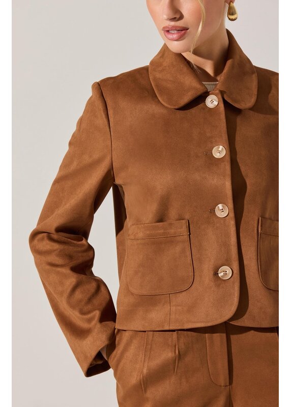 ASTR Jude Faux Suede Jacket