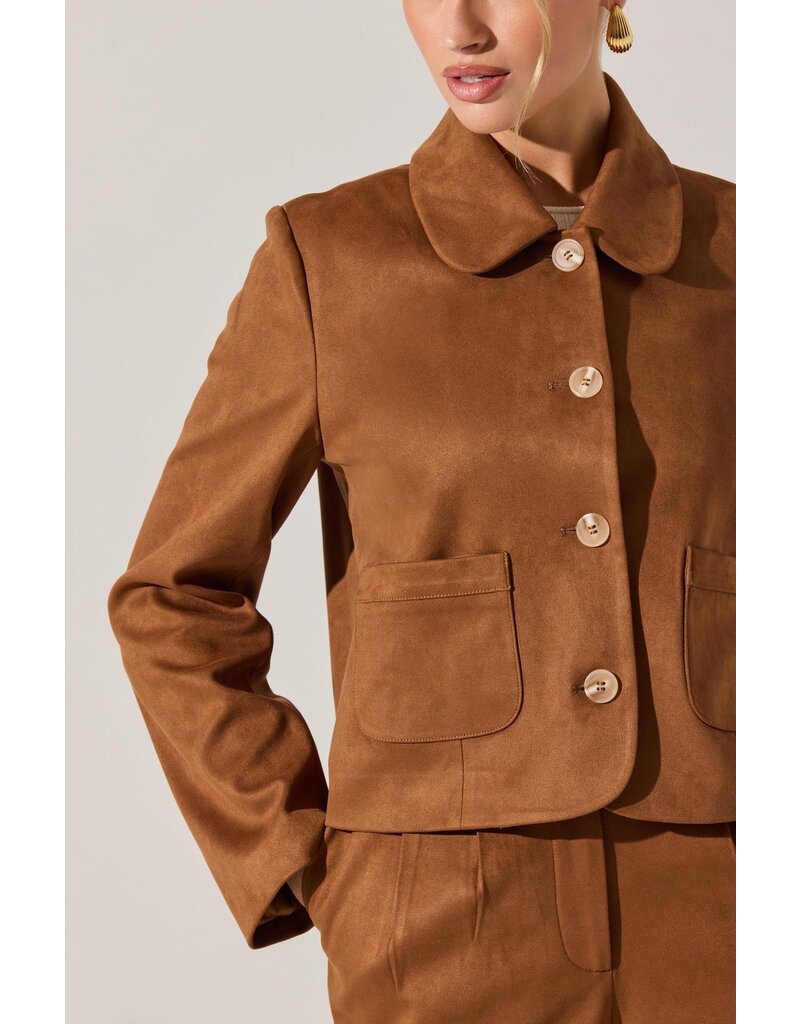 ASTR Jude Faux Suede Jacket