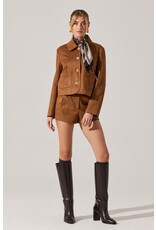 ASTR Jude Faux Suede Jacket