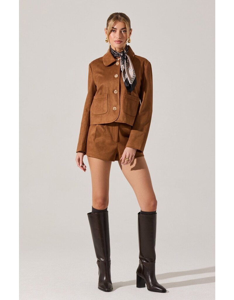 ASTR Jude Faux Suede Jacket