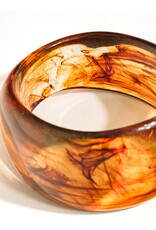 Flanerie Caelia Modern Bold Statement Resin Bangle *3 colors*