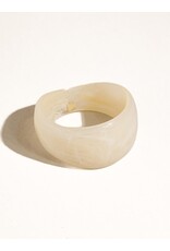 Flanerie Caelia Modern Bold Statement Resin Bangle *3 colors*