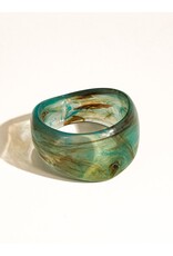 Flanerie Caelia Modern Bold Statement Resin Bangle *3 colors*