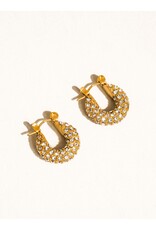Flanerie Joleen 18K Gold Non-Tarnish Earring