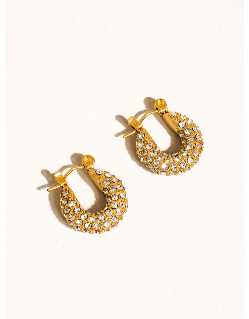 Flanerie Joleen 18K Gold Non-Tarnish Earring