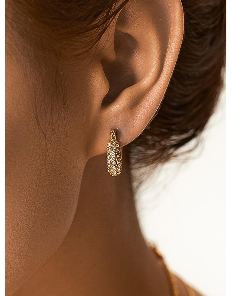 Flanerie Joleen 18K Gold Non-Tarnish Earring