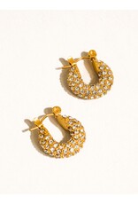 Flanerie Joleen 18K Gold Non-Tarnish Earring