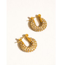 Flanerie Joleen 18K Gold Non-Tarnish Earring