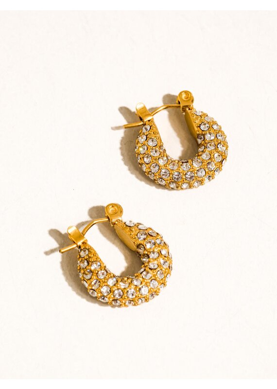 Flanerie Joleen 18K Gold Non-Tarnish Earring