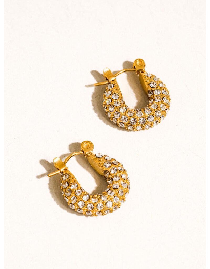 Flanerie Joleen 18K Gold Non-Tarnish Earring