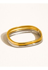 Flanerie Renzi 18K Gold Non-Tarnish Classic Bangle *2 colors*