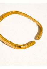 Flanerie Renzi 18K Gold Non-Tarnish Classic Bangle *2 colors*