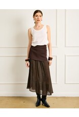 Line and Dot Rhone Mix-Media Skirt