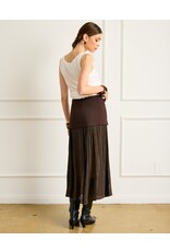Line and Dot Rhone Mix-Media Skirt